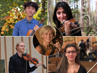 Ryan Chiu, Lina Nazer, Daniel Unger, Beatrice Zappacosta und Prof. Mag.Veronica Kröner