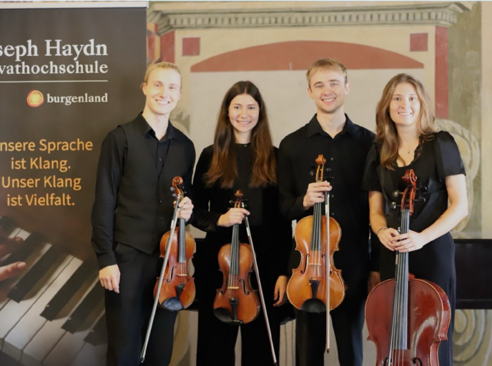 Quartett der Joseph Haydn Privathochschule