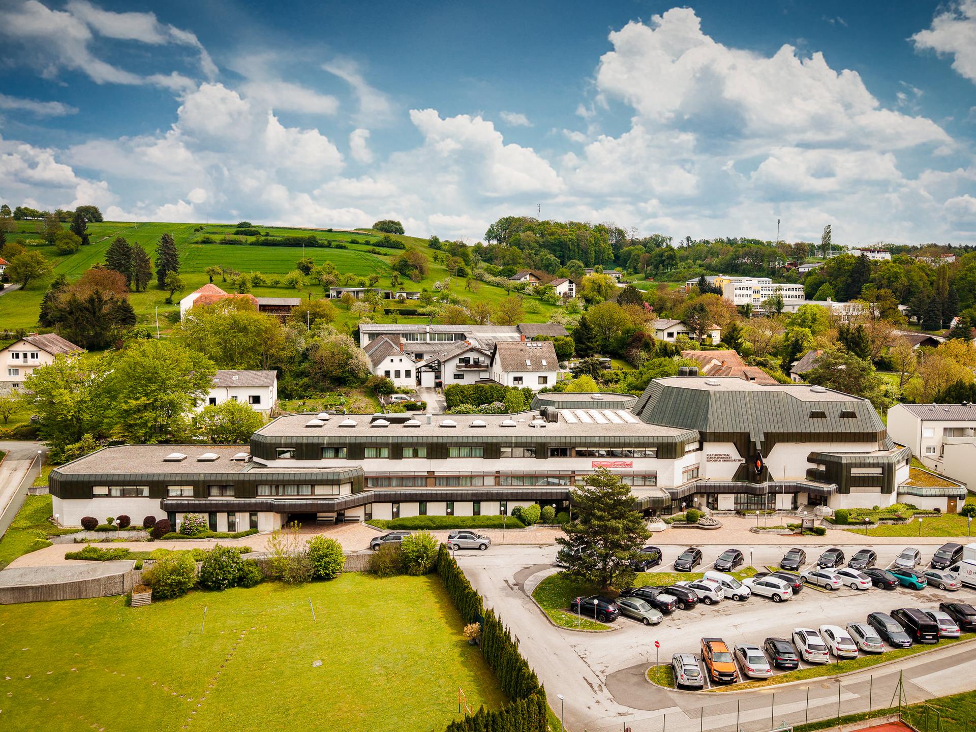 Kulturzentrum Oberschützen Panorama von oben