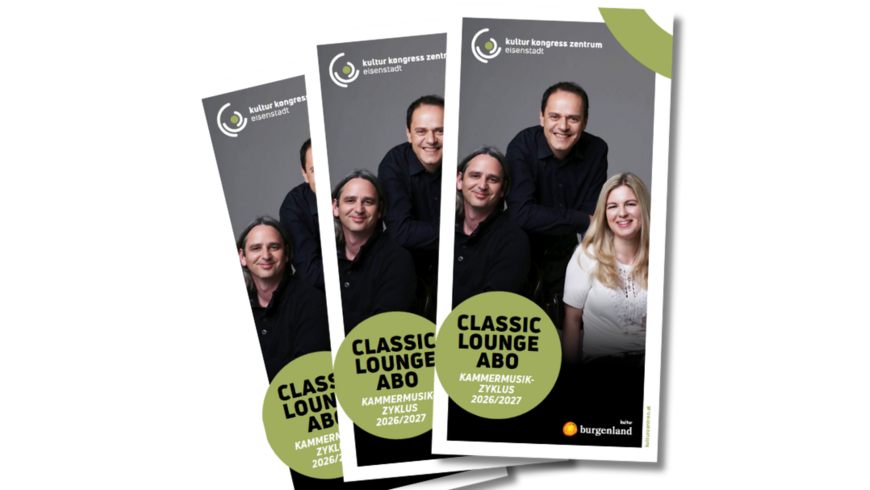 3 Foldercover des Kammermusikabos übereinandergelegt