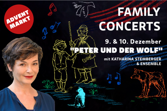 Katharina Stemberger & Ensemble in "Peter und der Wolf"